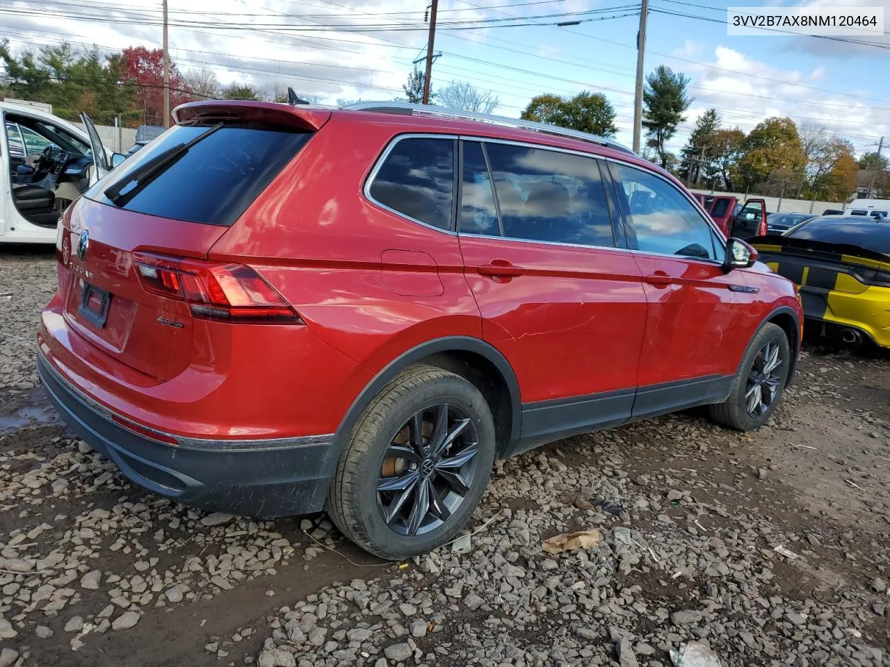 2022 Volkswagen Tiguan Se VIN: 3VV2B7AX8NM120464 Lot: 80495834