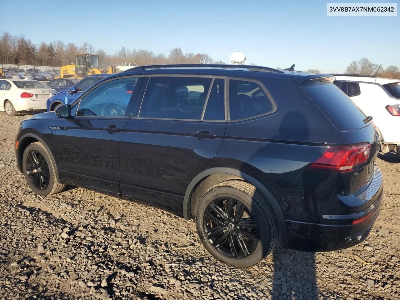 2022 Volkswagen Tiguan Se R-Line Black VIN: 3VV8B7AX7NM062342 Lot: 81111884