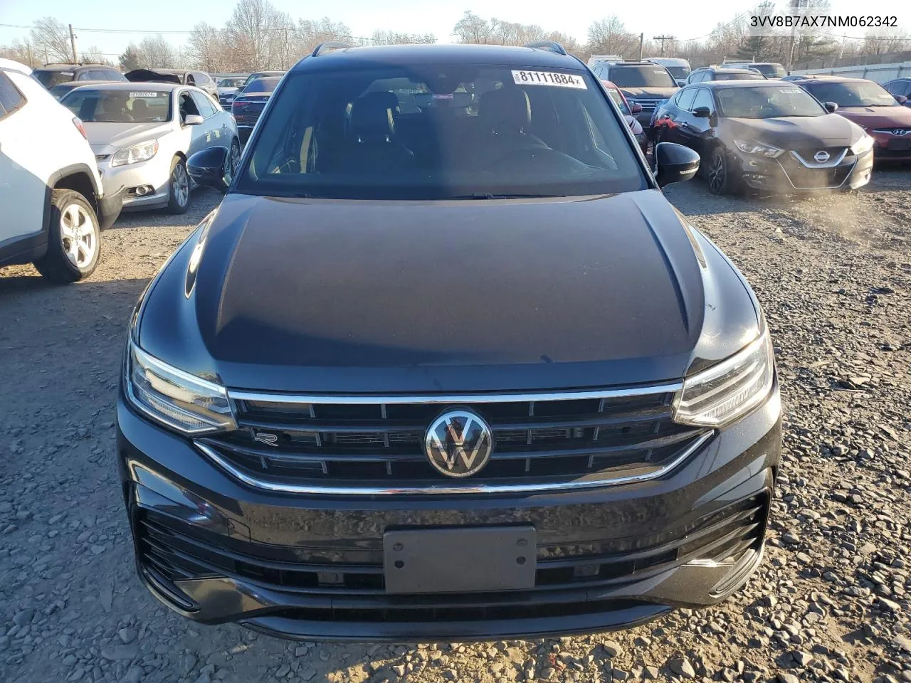 2022 Volkswagen Tiguan Se R-Line Black VIN: 3VV8B7AX7NM062342 Lot: 81111884