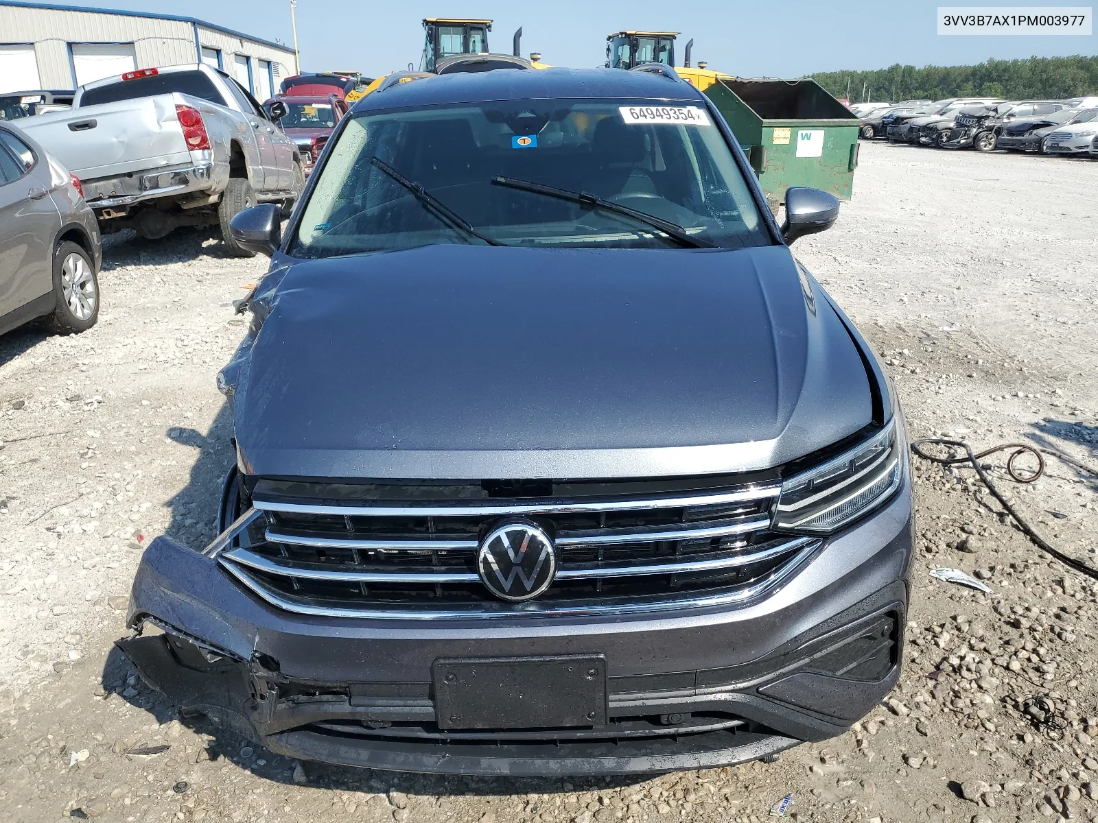 3VV3B7AX1PM003977 2023 Volkswagen Tiguan Se