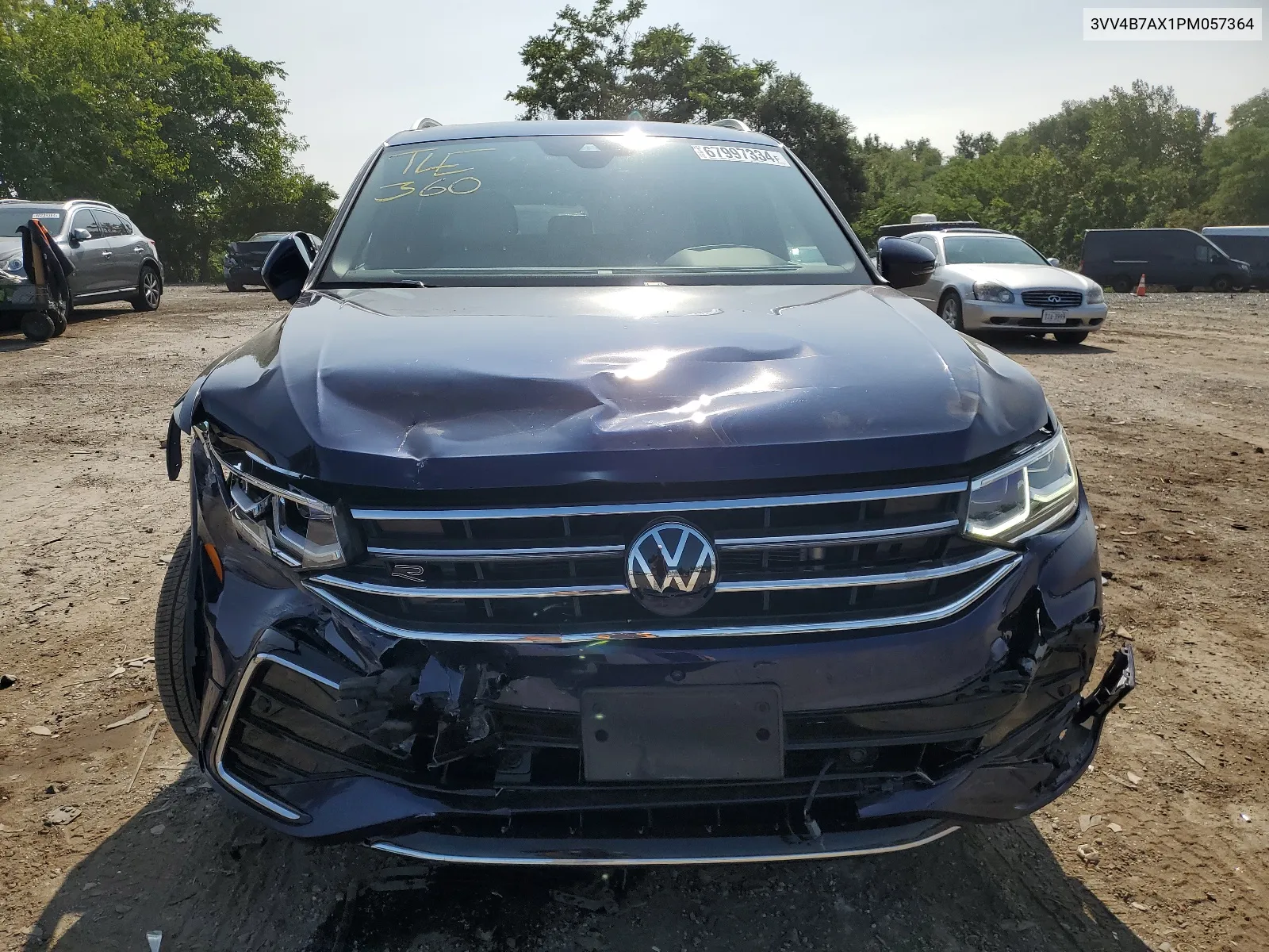 2023 Volkswagen Tiguan Sel R-Line Black VIN: 3VV4B7AX1PM057364 Lot: 67997334