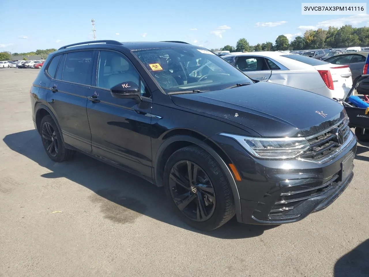 2023 Volkswagen Tiguan Se R-Line Black VIN: 3VVCB7AX3PM141116 Lot: 70518604