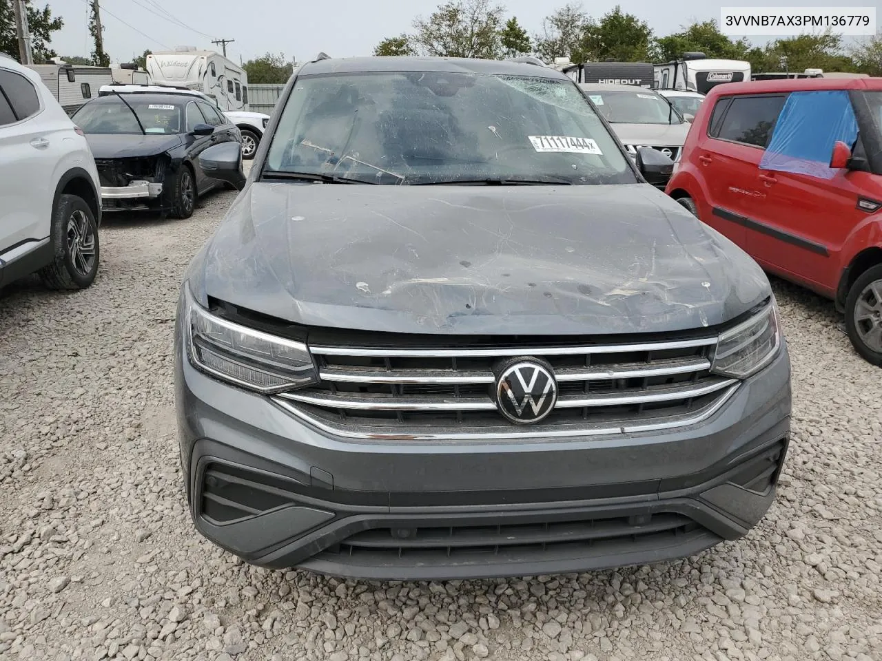 3VVNB7AX3PM136779 2023 Volkswagen Tiguan Se