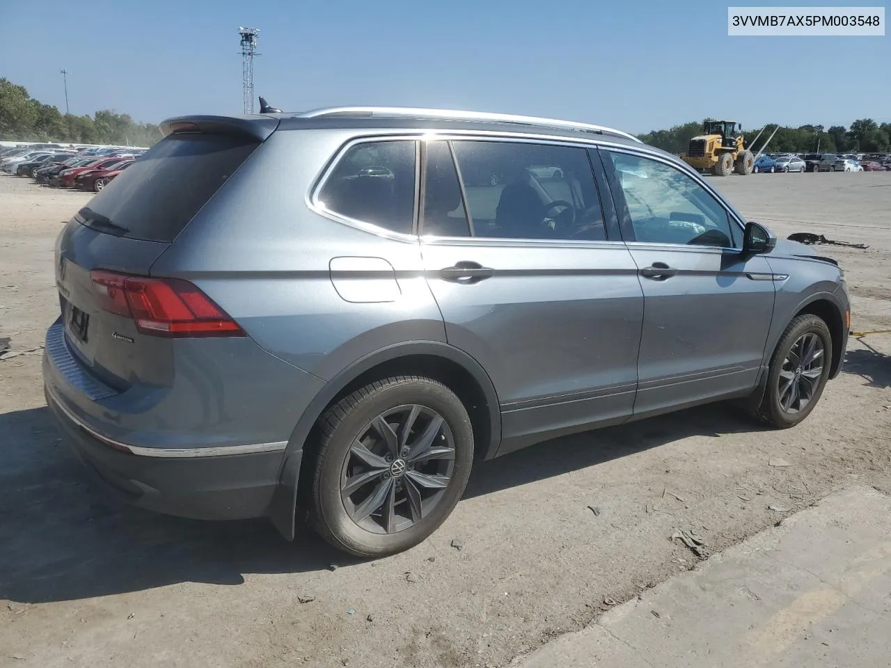 2023 Volkswagen Tiguan Se VIN: 3VVMB7AX5PM003548 Lot: 71401574