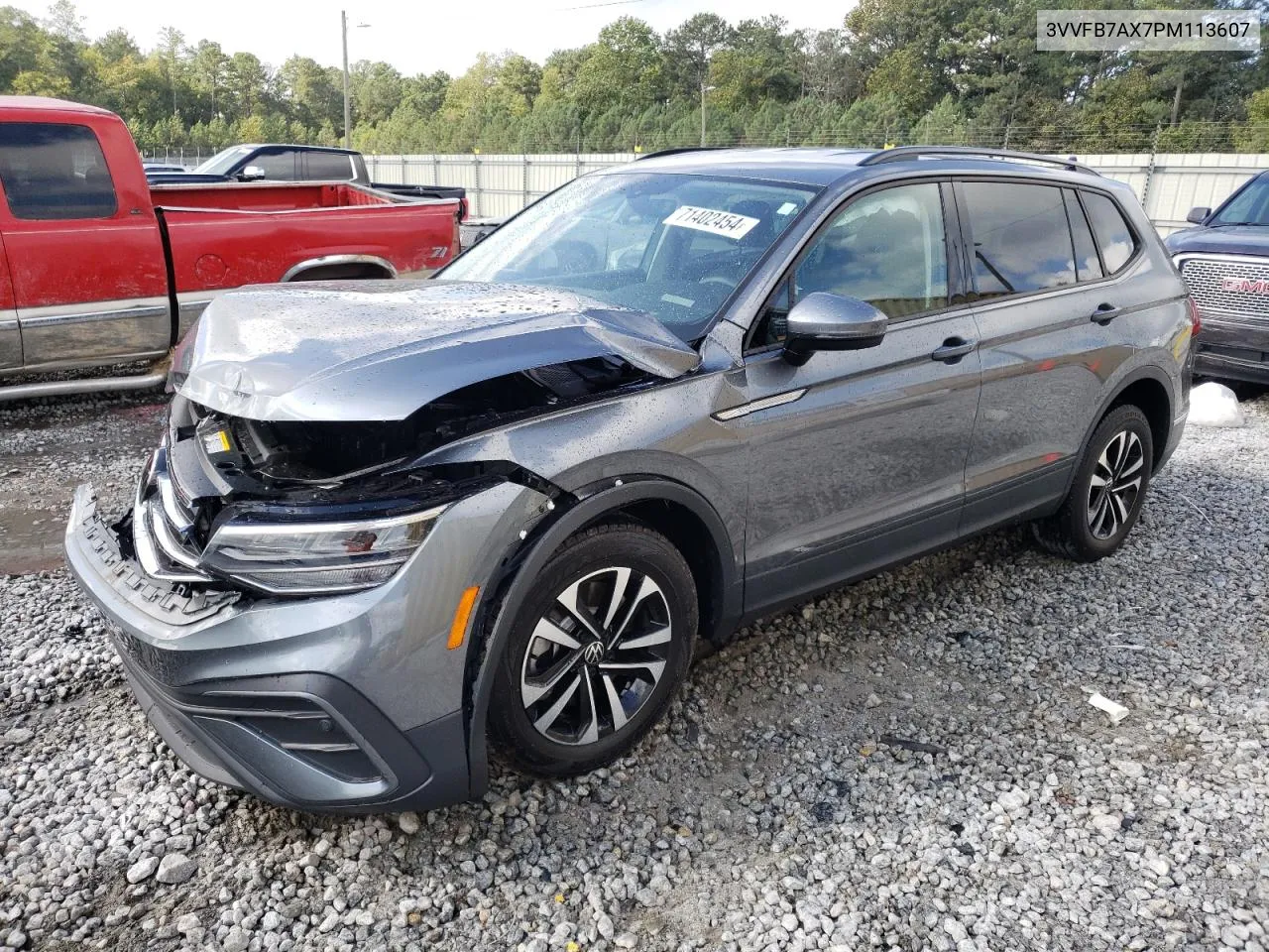 2023 Volkswagen Tiguan S VIN: 3VVFB7AX7PM113607 Lot: 71402454