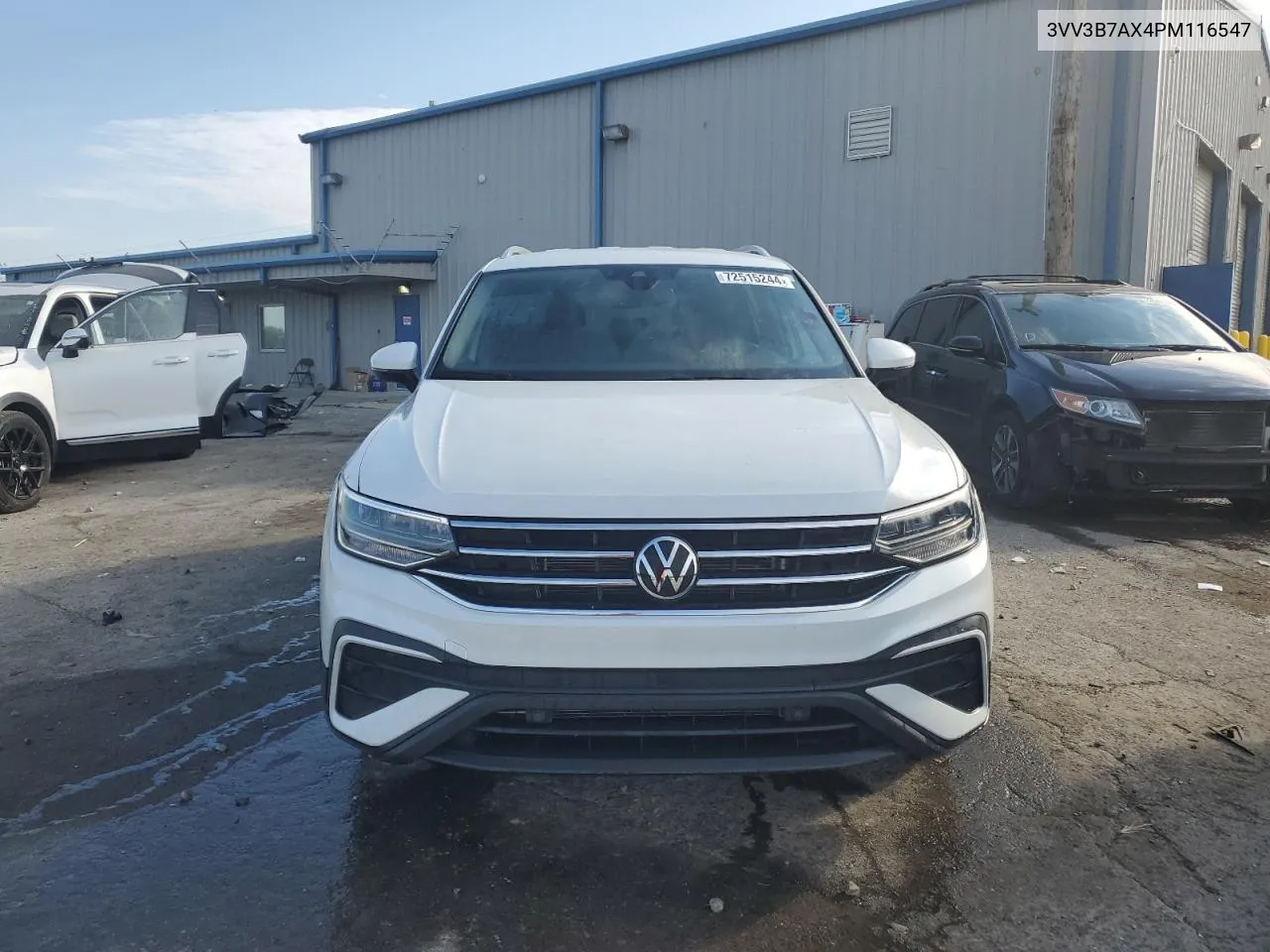 3VV3B7AX4PM116547 2023 Volkswagen Tiguan Se