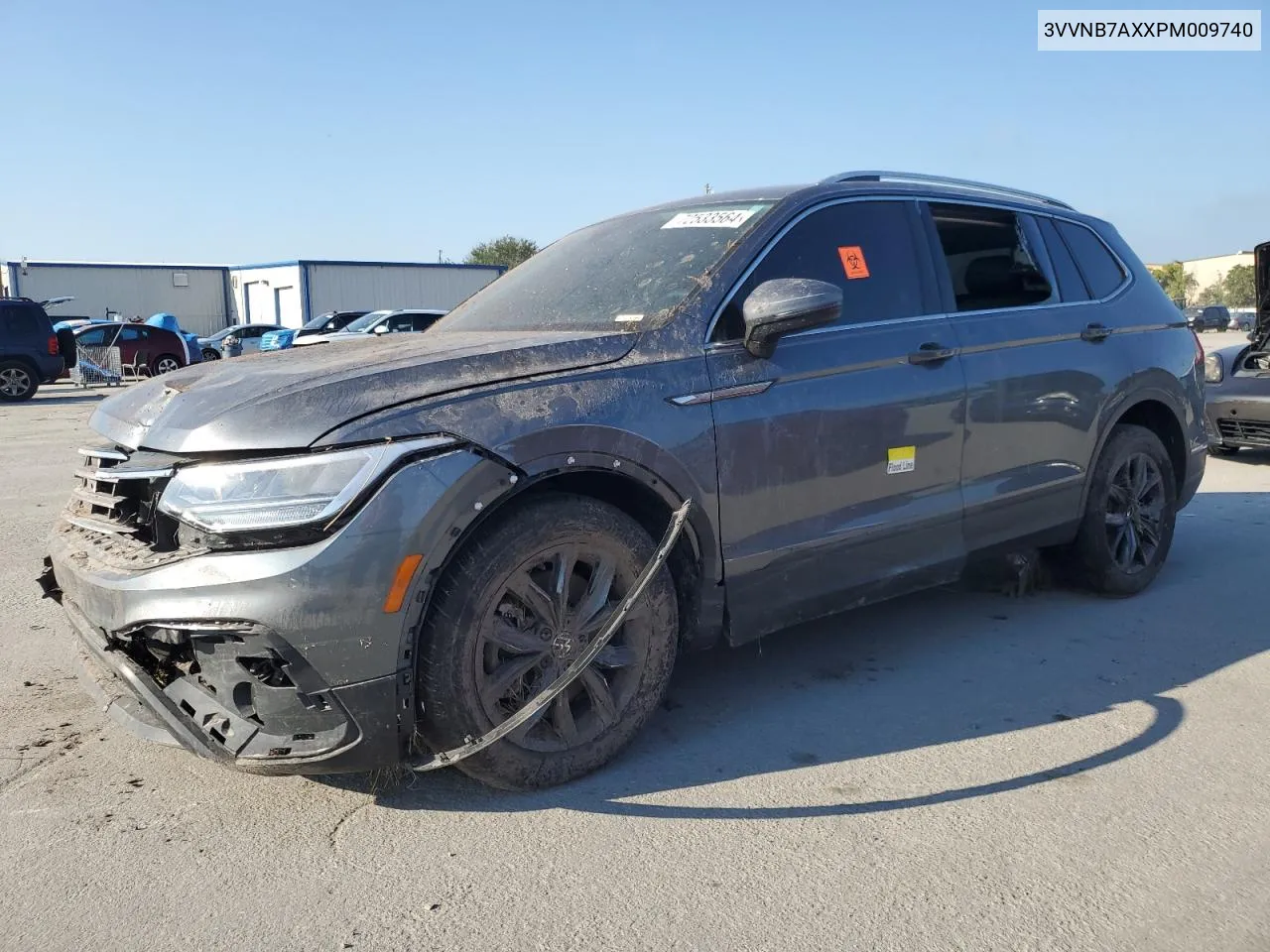 2023 Volkswagen Tiguan Se VIN: 3VVNB7AXXPM009740 Lot: 72533564