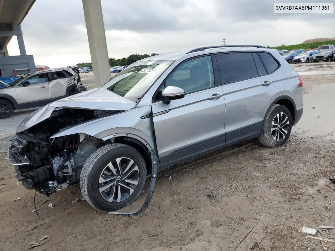 2023 Volkswagen Tiguan S VIN: 3VVRB7AX6PM111361 Lot: 73315294