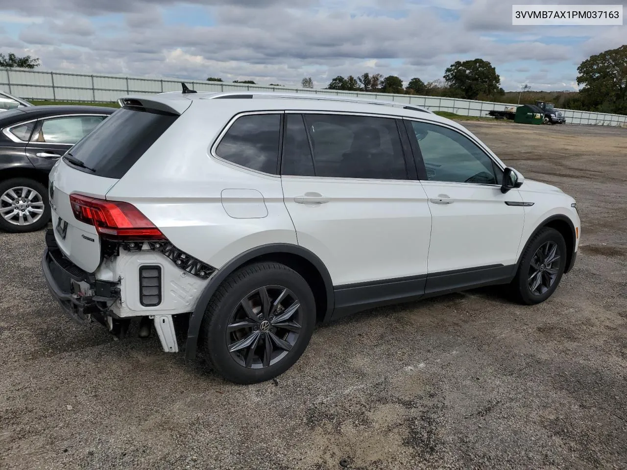 2023 Volkswagen Tiguan Se VIN: 3VVMB7AX1PM037163 Lot: 75504354