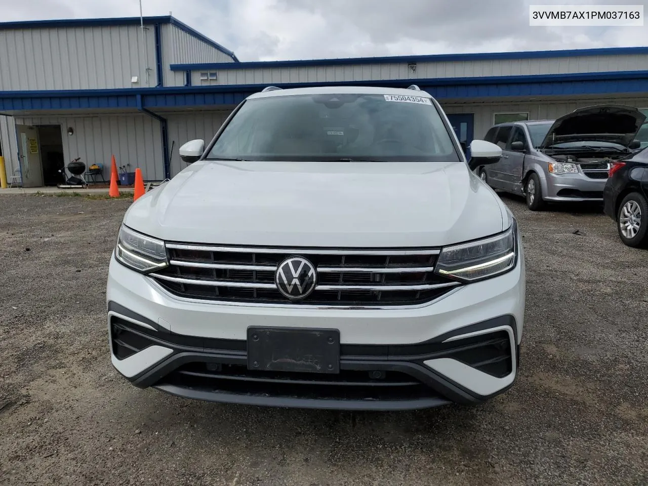 2023 Volkswagen Tiguan Se VIN: 3VVMB7AX1PM037163 Lot: 75504354