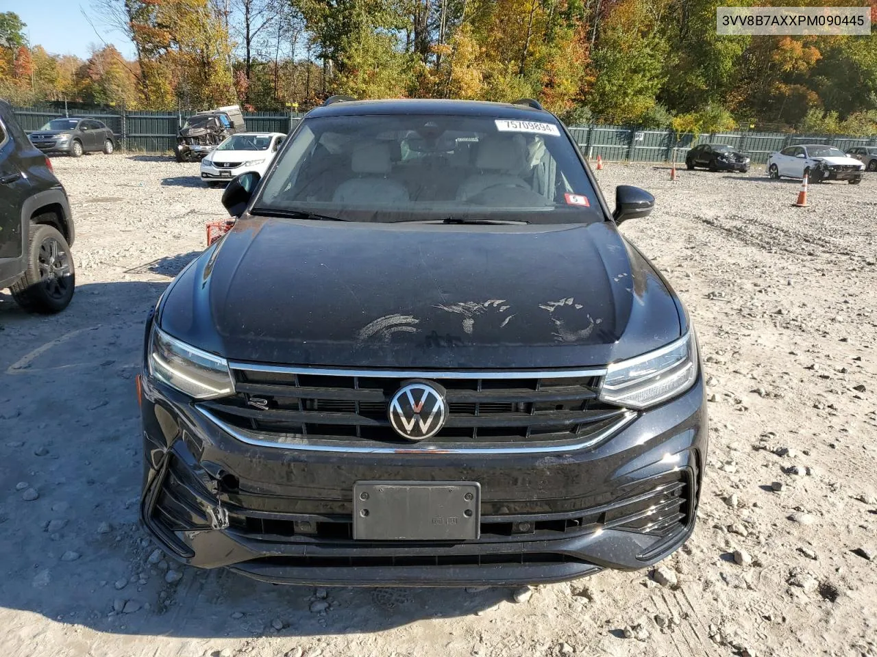 2023 Volkswagen Tiguan Se R-Line Black VIN: 3VV8B7AXXPM090445 Lot: 75709894