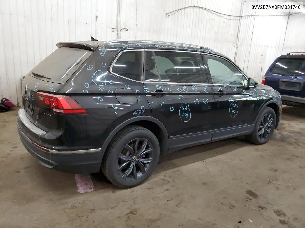 2023 Volkswagen Tiguan Se VIN: 3VV2B7AX0PM034746 Lot: 77244524