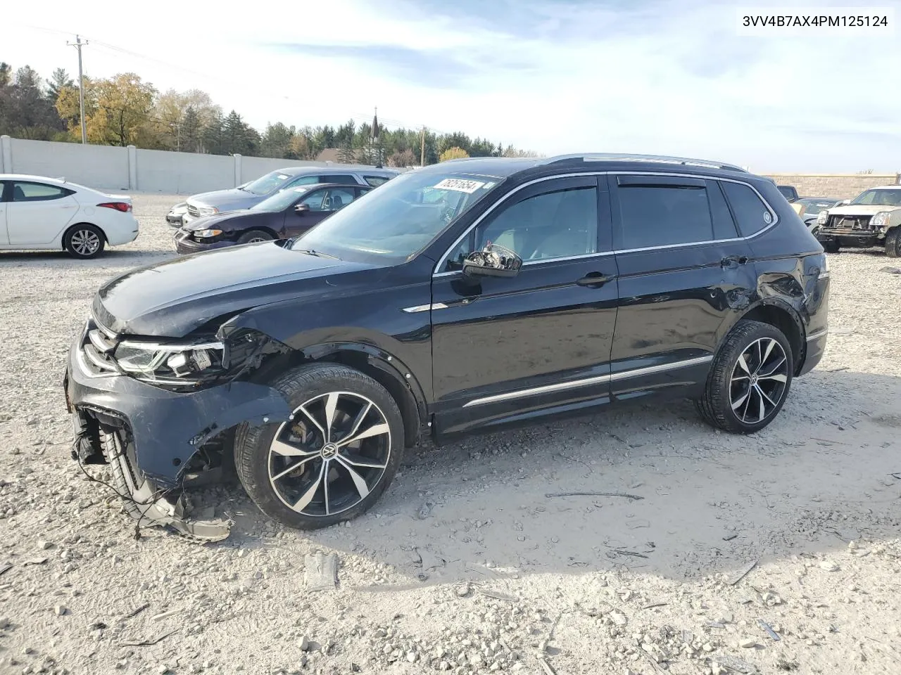 2023 Volkswagen Tiguan Sel R-Line Black VIN: 3VV4B7AX4PM125124 Lot: 78251654