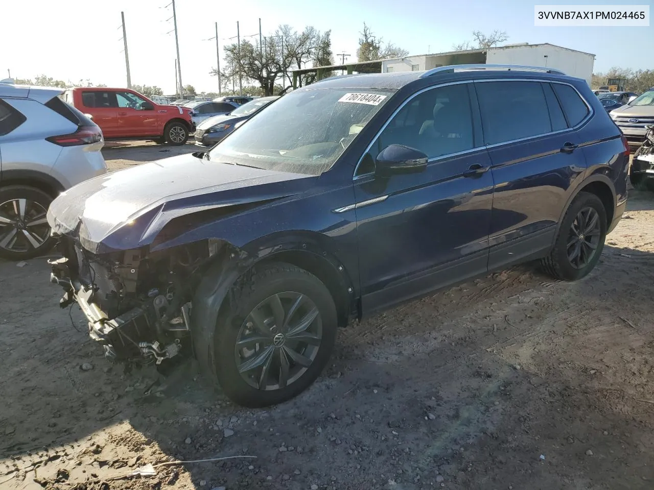 2023 Volkswagen Tiguan Se VIN: 3VVNB7AX1PM024465 Lot: 78618404