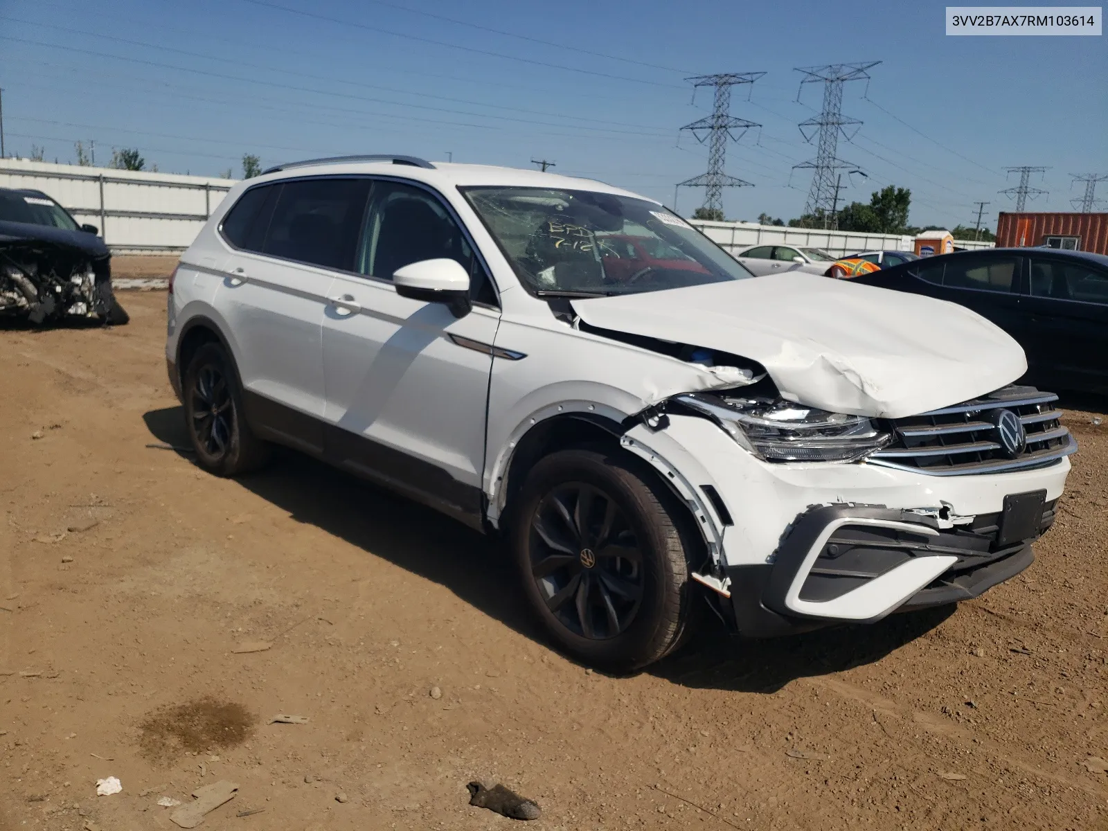 3VV2B7AX7RM103614 2024 Volkswagen Tiguan Se