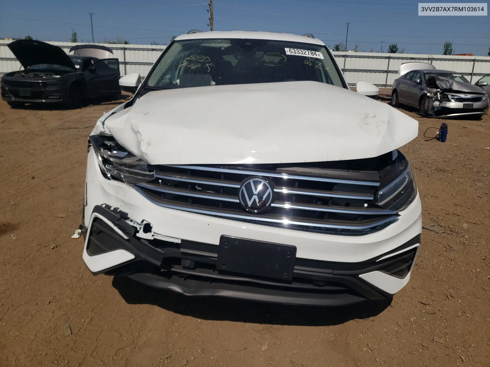 2024 Volkswagen Tiguan Se VIN: 3VV2B7AX7RM103614 Lot: 63332784