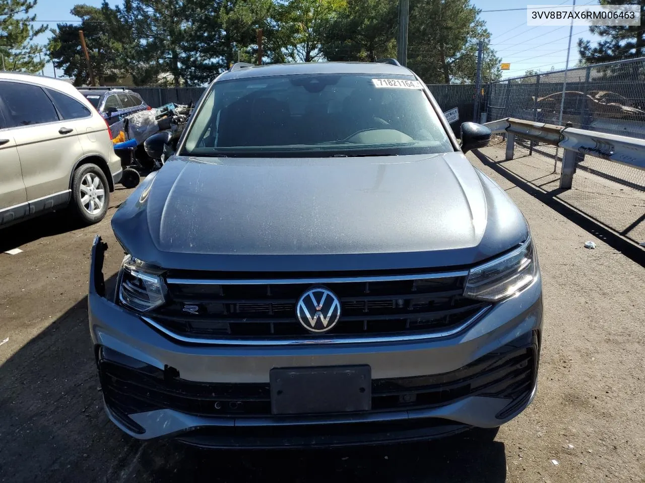 2024 Volkswagen Tiguan Se R-Line Black VIN: 3VV8B7AX6RM006463 Lot: 71821164