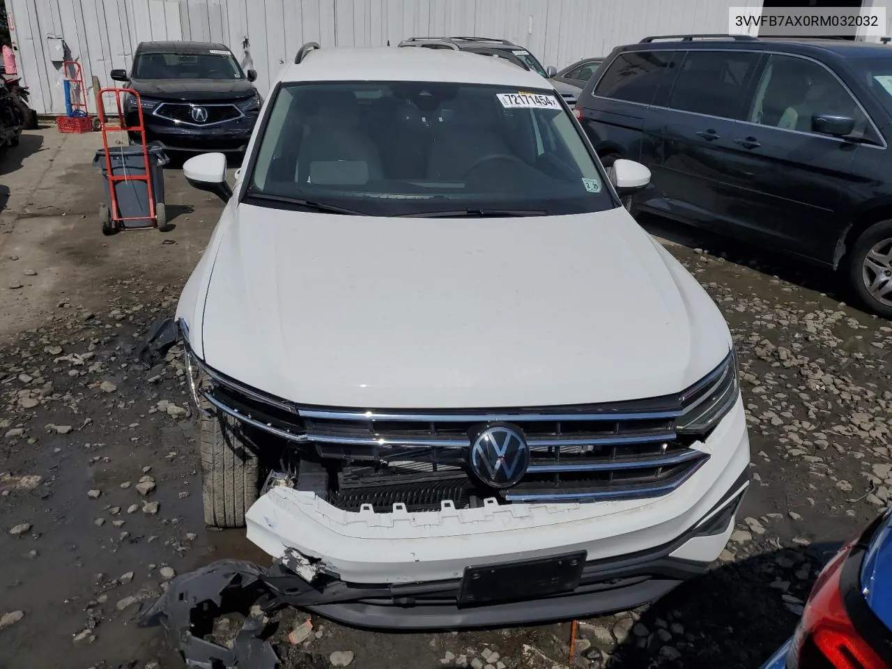 2024 Volkswagen Tiguan S VIN: 3VVFB7AX0RM032032 Lot: 72171454