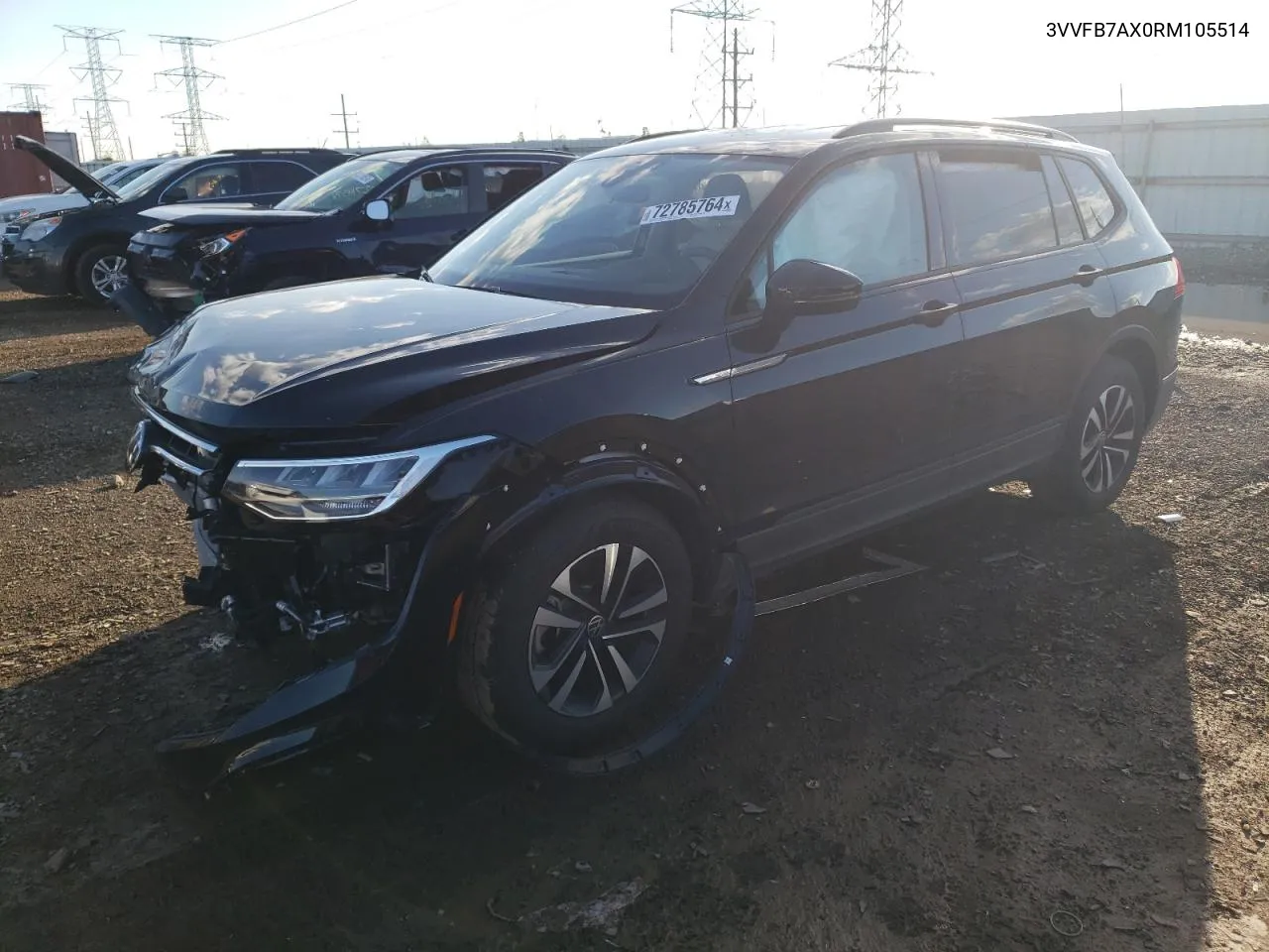 2024 Volkswagen Tiguan S VIN: 3VVFB7AX0RM105514 Lot: 72785764