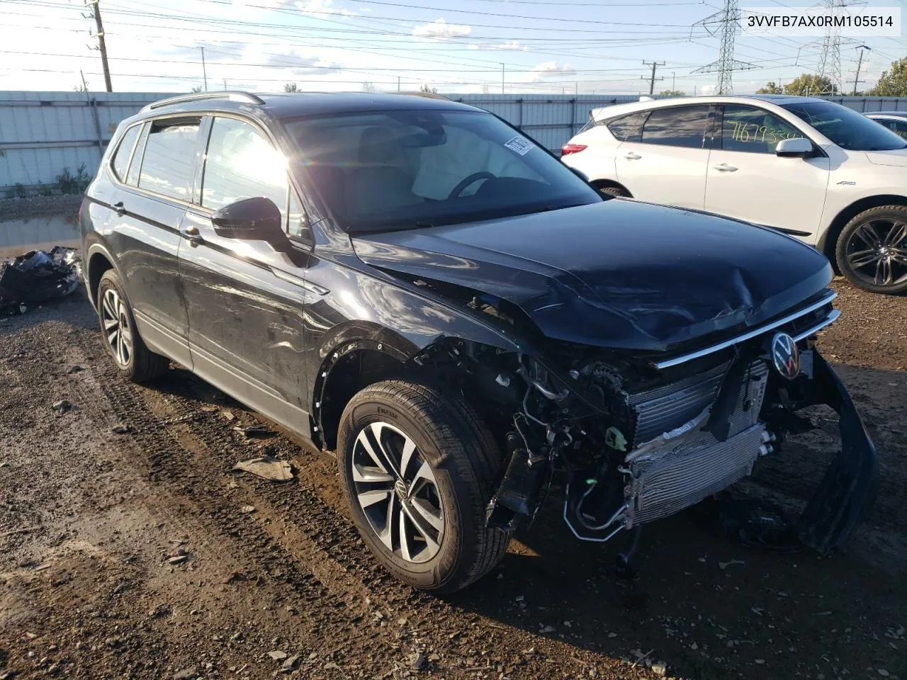 3VVFB7AX0RM105514 2024 Volkswagen Tiguan S