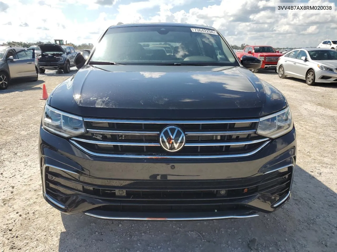 2024 Volkswagen Tiguan Sel R-Line Black VIN: 3VV4B7AX8RM020038 Lot: 73642294