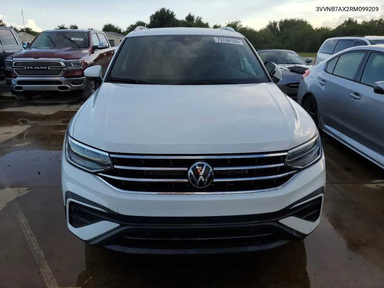 2024 Volkswagen Tiguan Se VIN: 3VVNB7AX2RM099209 Lot: 73748194