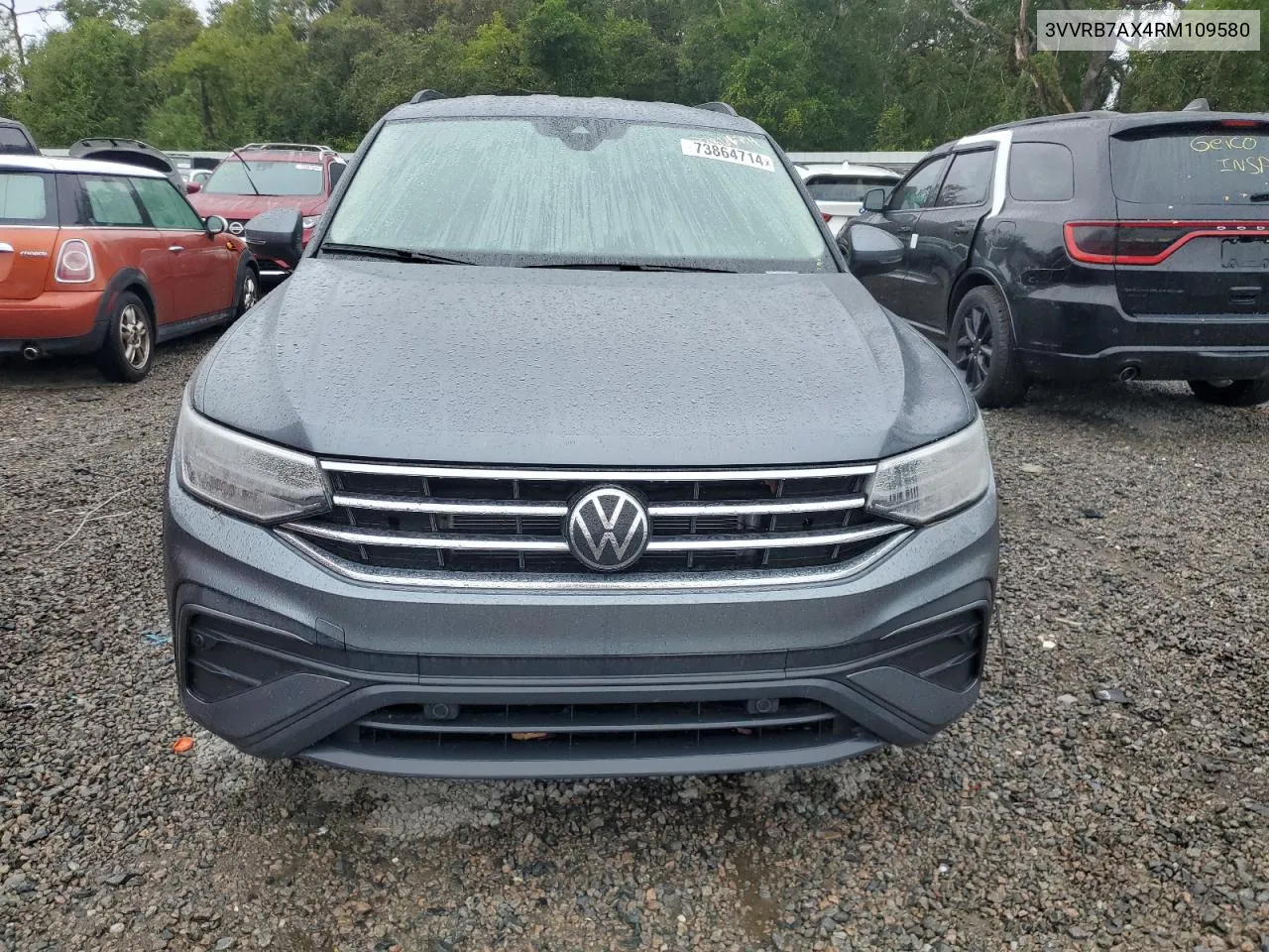 2024 Volkswagen Tiguan S VIN: 3VVRB7AX4RM109580 Lot: 73864714