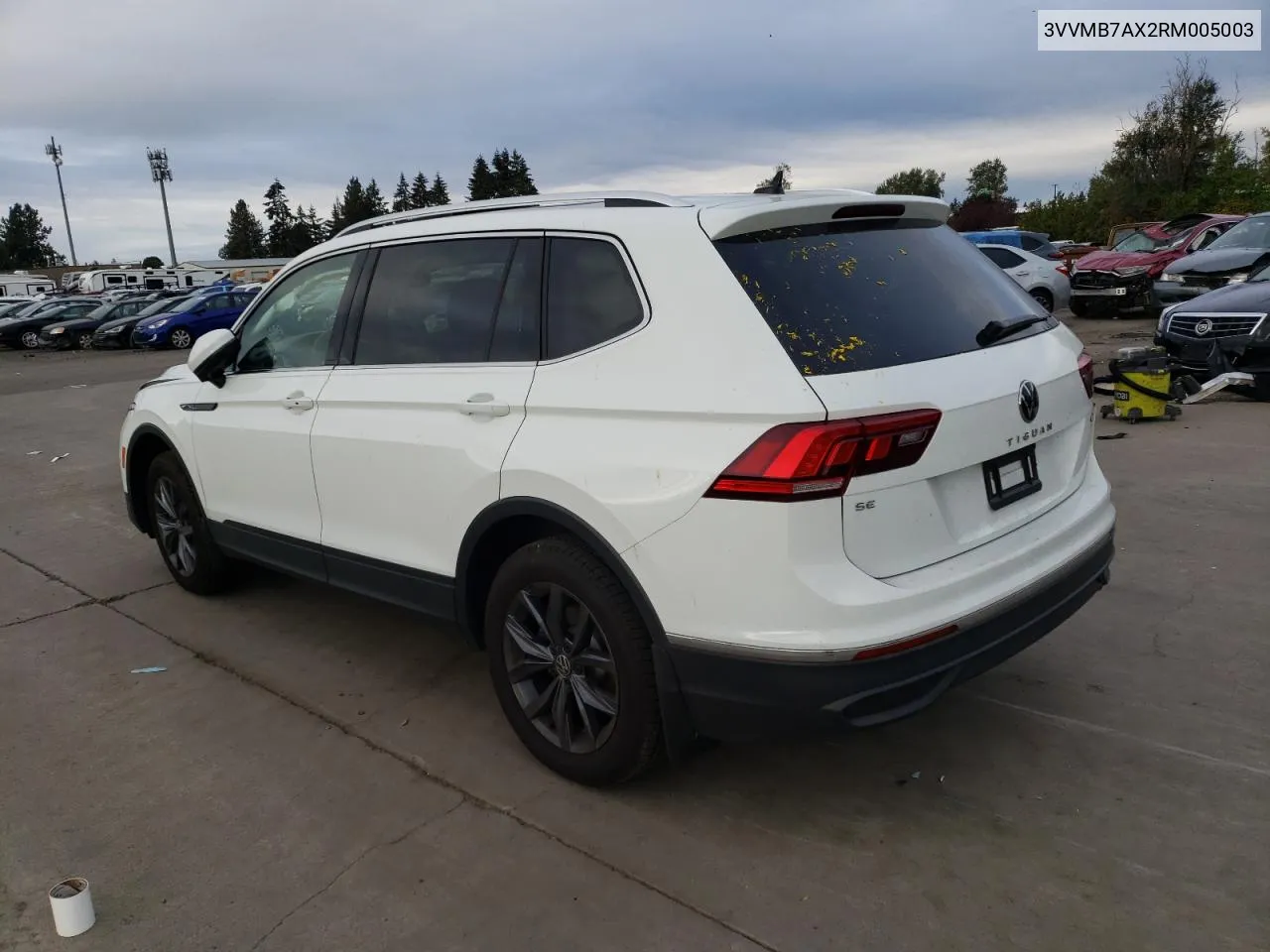 2024 Volkswagen Tiguan Se VIN: 3VVMB7AX2RM005003 Lot: 74993124