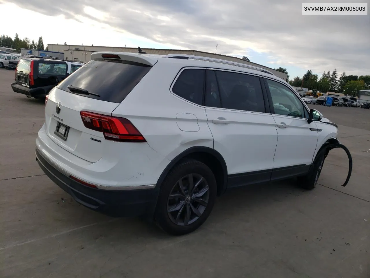 2024 Volkswagen Tiguan Se VIN: 3VVMB7AX2RM005003 Lot: 74993124