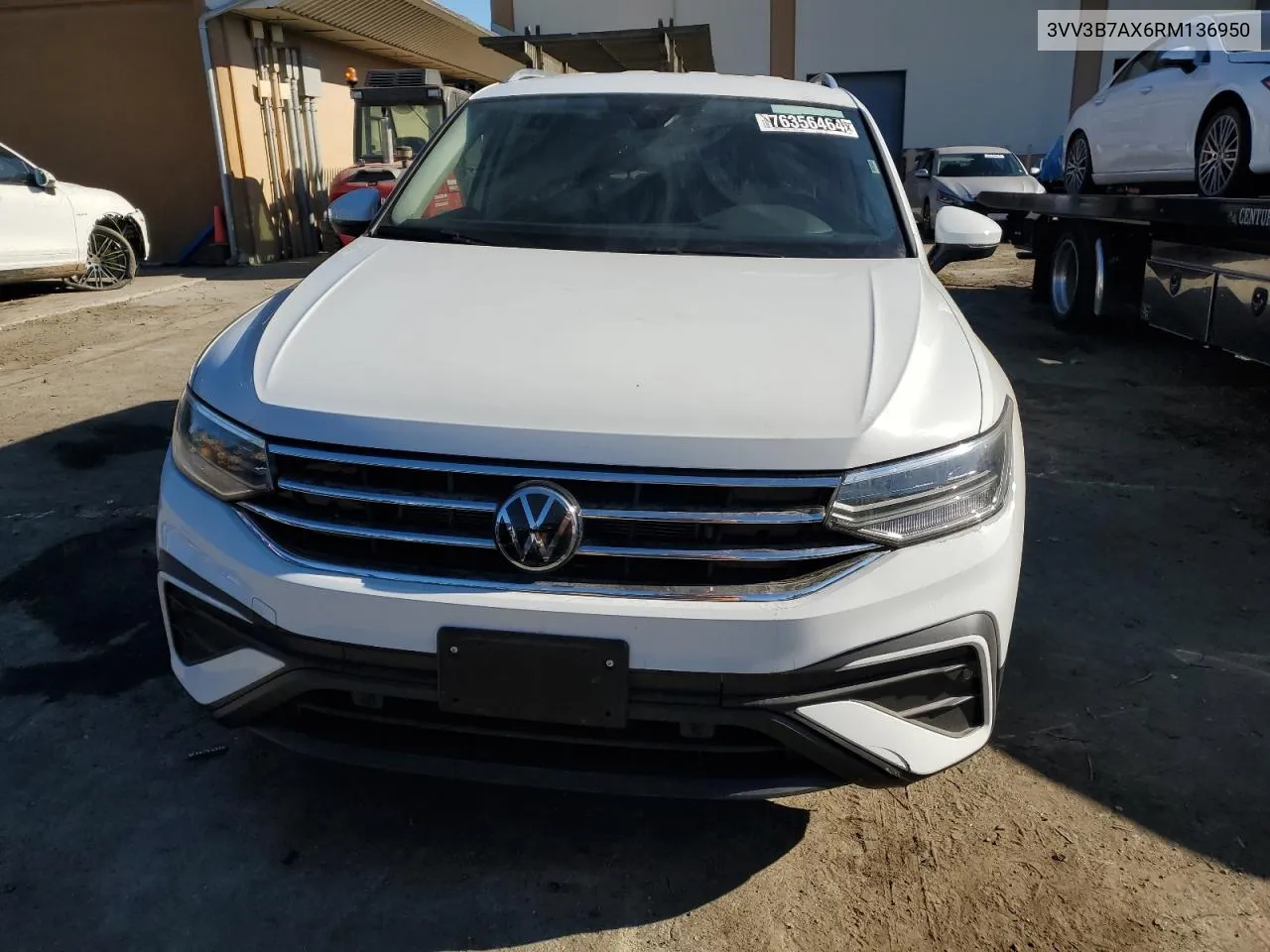 2024 Volkswagen Tiguan Se VIN: 3VV3B7AX6RM136950 Lot: 76356464