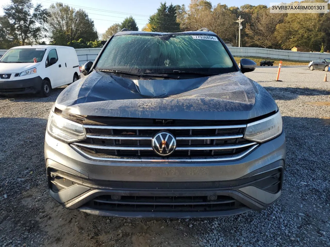 2024 Volkswagen Tiguan S VIN: 3VVRB7AX4RM001301 Lot: 77936854