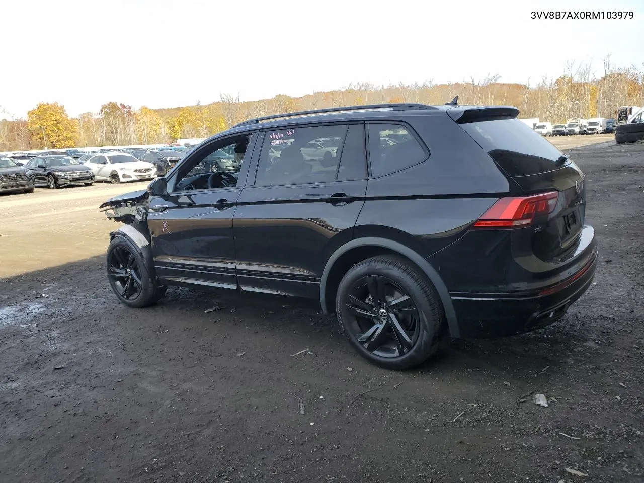 2024 Volkswagen Tiguan Se R-Line Black VIN: 3VV8B7AX0RM103979 Lot: 78419594