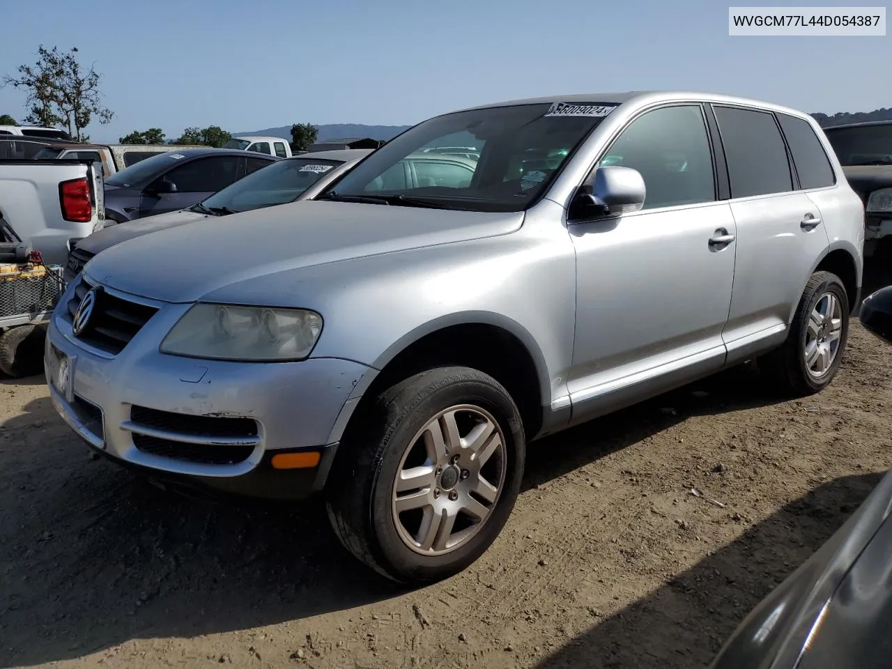 2004 Volkswagen Touareg 4.2 VIN: WVGCM77L44D054387 Lot: 56009024