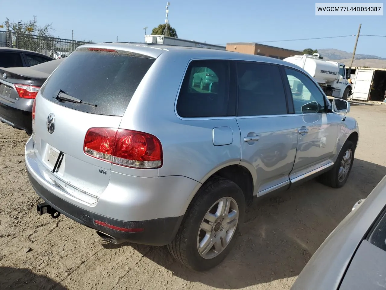 2004 Volkswagen Touareg 4.2 VIN: WVGCM77L44D054387 Lot: 56009024