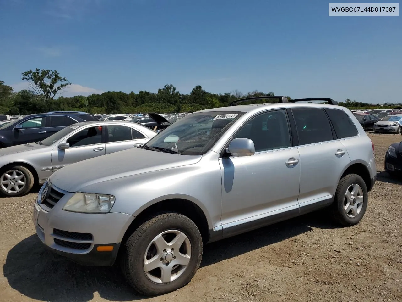 2004 Volkswagen Touareg 3.2 VIN: WVGBC67L44D017087 Lot: 68999014