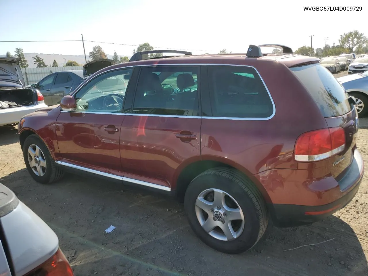 2004 Volkswagen Touareg 3.2 VIN: WVGBC67L04D009729 Lot: 74939394