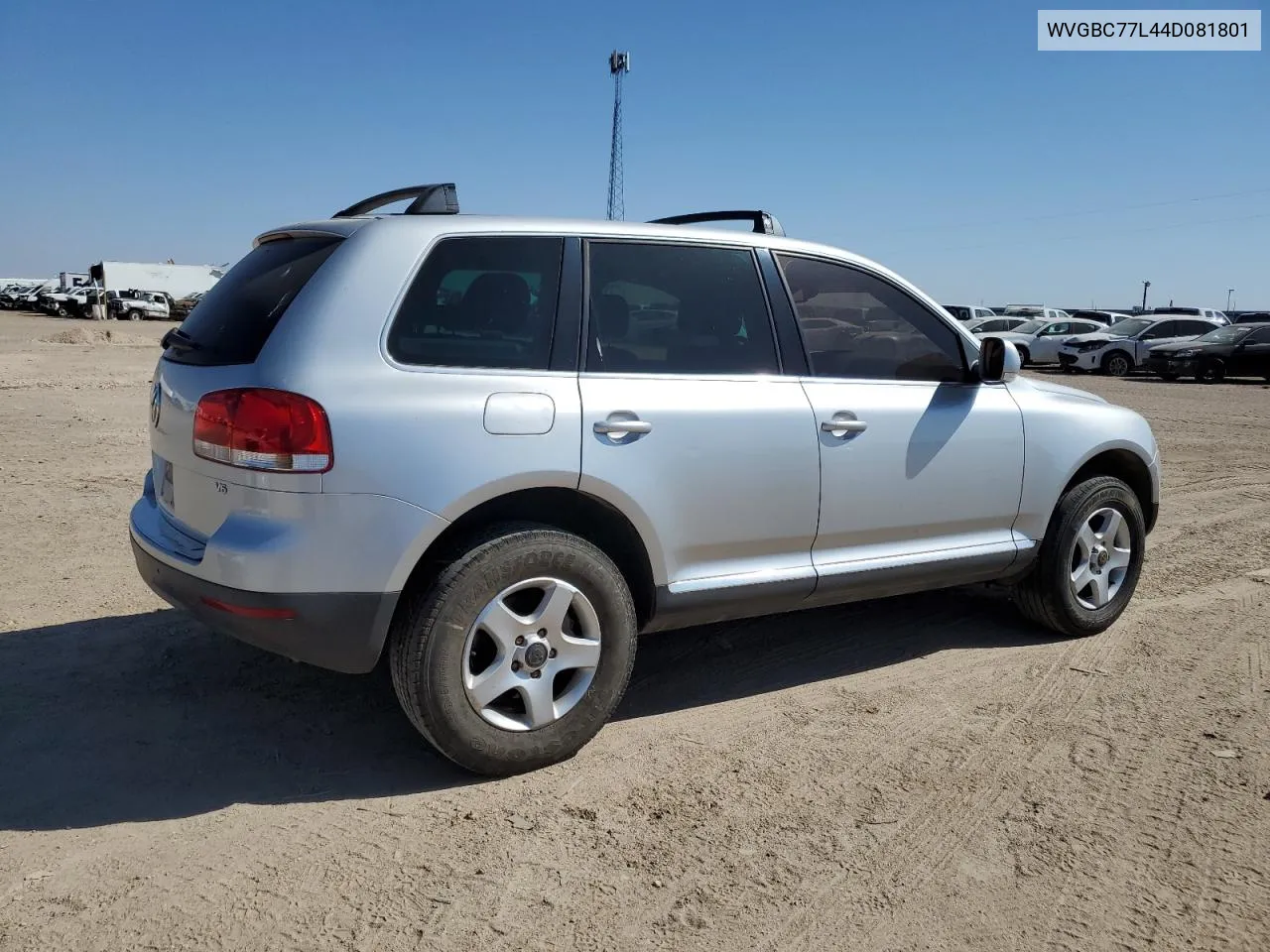 2004 Volkswagen Touareg 3.2 VIN: WVGBC77L44D081801 Lot: 75292084