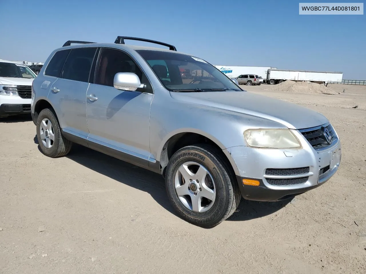 2004 Volkswagen Touareg 3.2 VIN: WVGBC77L44D081801 Lot: 75292084