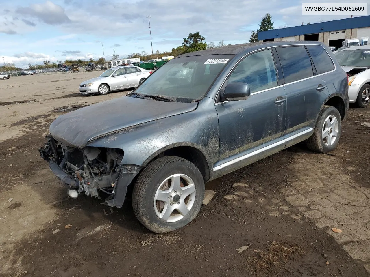 2004 Volkswagen Touareg 3.2 VIN: WVGBC77L54D062609 Lot: 76261604