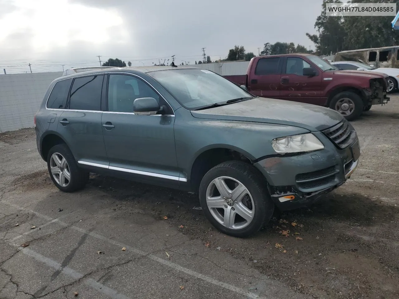 2004 Volkswagen Touareg Tdi 5.0 VIN: WVGHH77L84D048585 Lot: 76393374