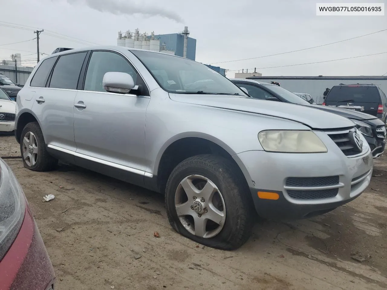 2005 Volkswagen Touareg 3.2 VIN: WVGBG77L05D016935 Lot: 49203584