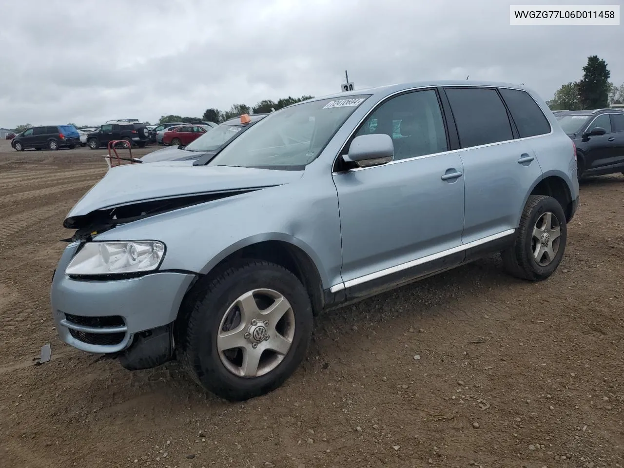 2006 Volkswagen Touareg 3.2 VIN: WVGZG77L06D011458 Lot: 72410694