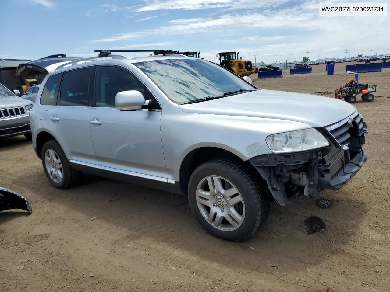 2007 Volkswagen Touareg V8 VIN: WVGZB77L37D023734 Lot: 61074104