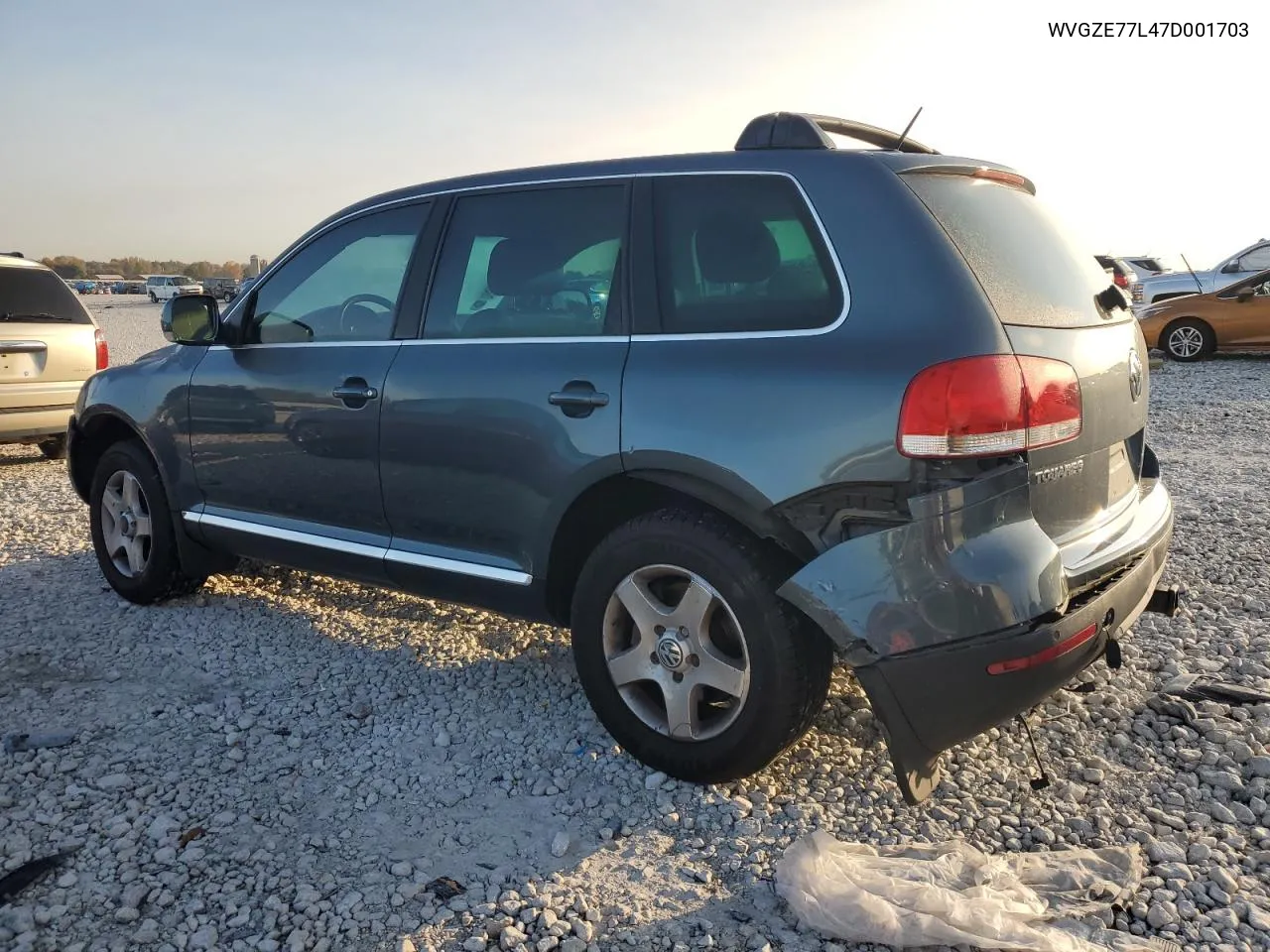 2007 Volkswagen Touareg V6 VIN: WVGZE77L47D001703 Lot: 76585224