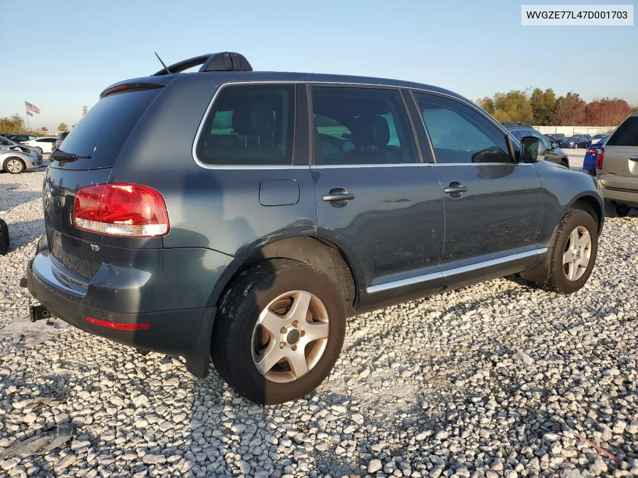 2007 Volkswagen Touareg V6 VIN: WVGZE77L47D001703 Lot: 76585224