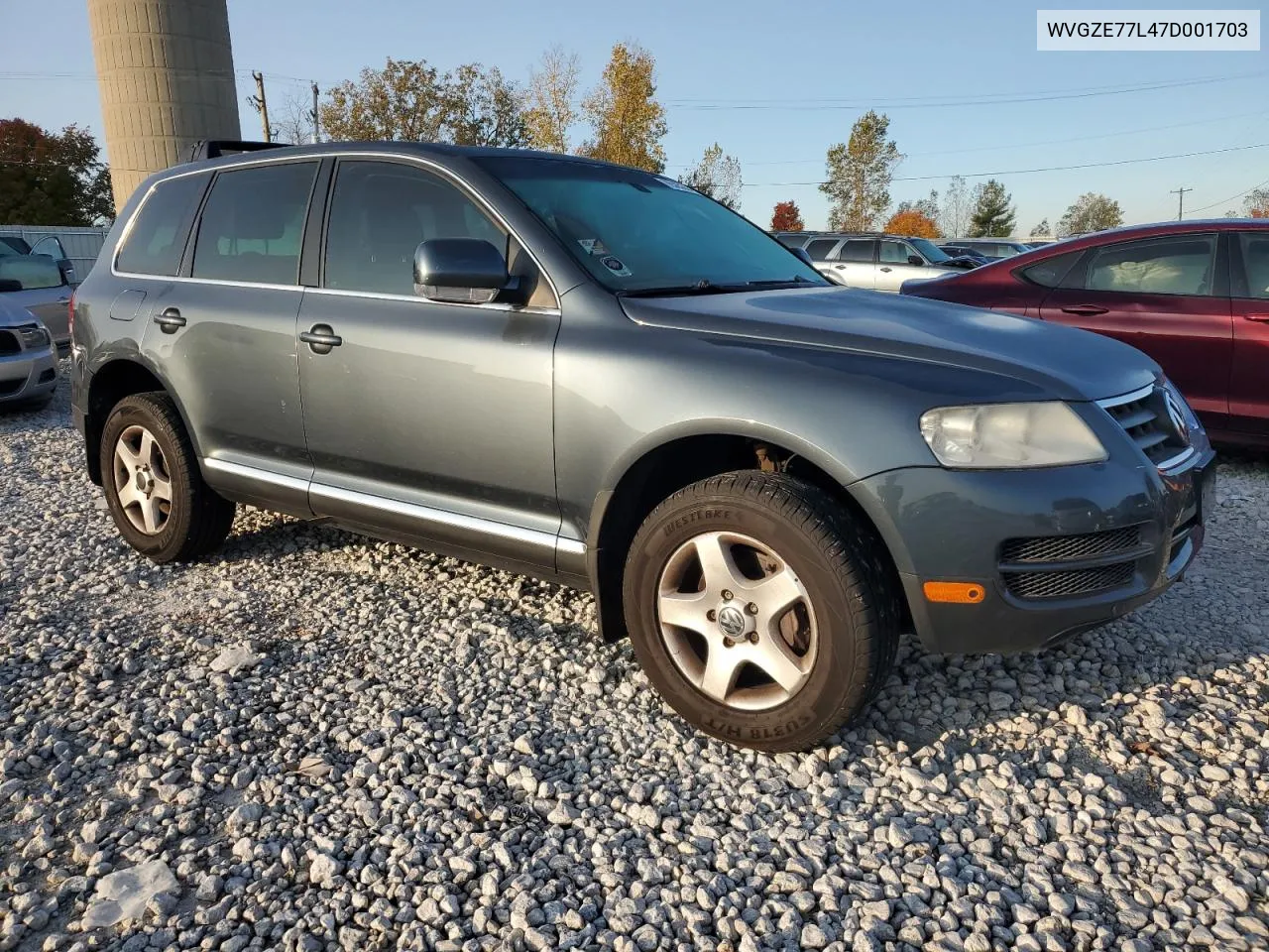 2007 Volkswagen Touareg V6 VIN: WVGZE77L47D001703 Lot: 76585224