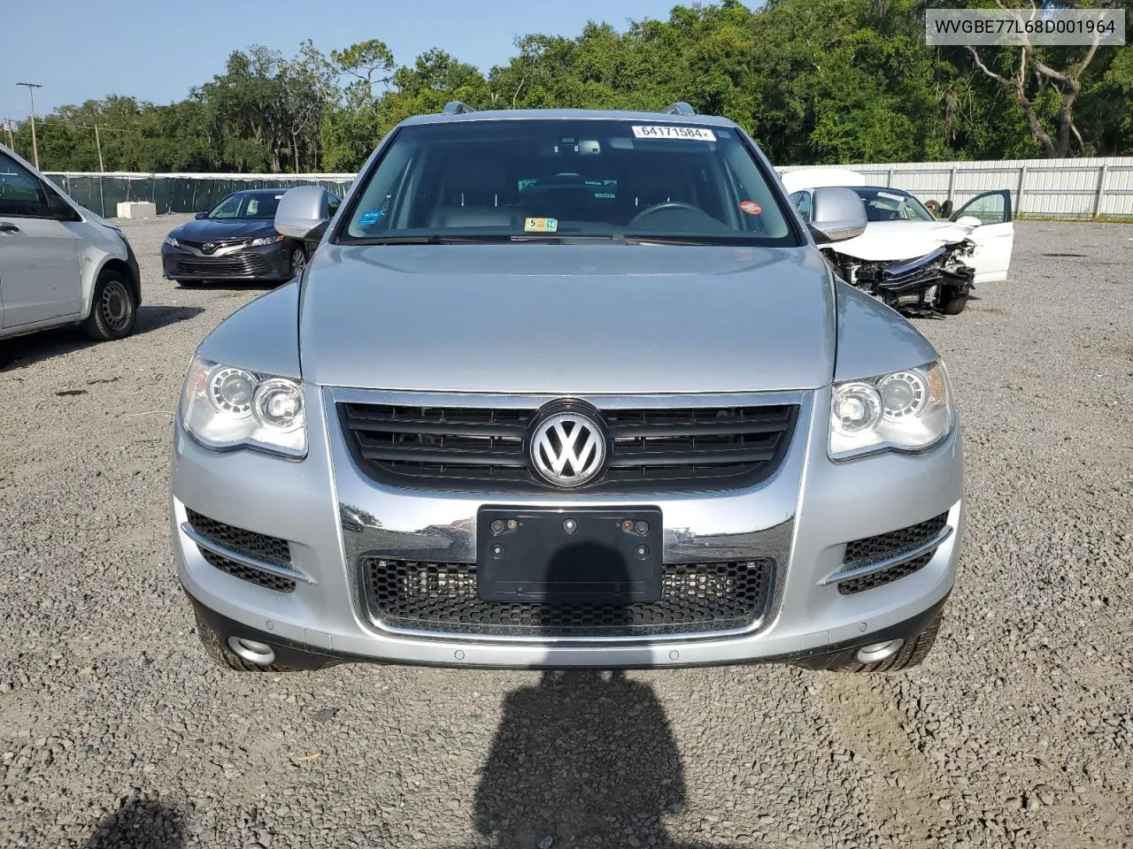 2008 Volkswagen Touareg 2 V6 VIN: WVGBE77L68D001964 Lot: 64171584