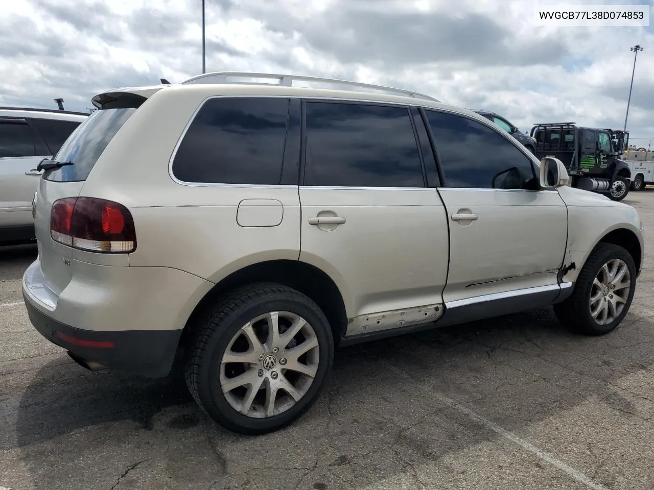 2008 Volkswagen Touareg 2 V8 VIN: WVGCB77L38D074853 Lot: 67246154