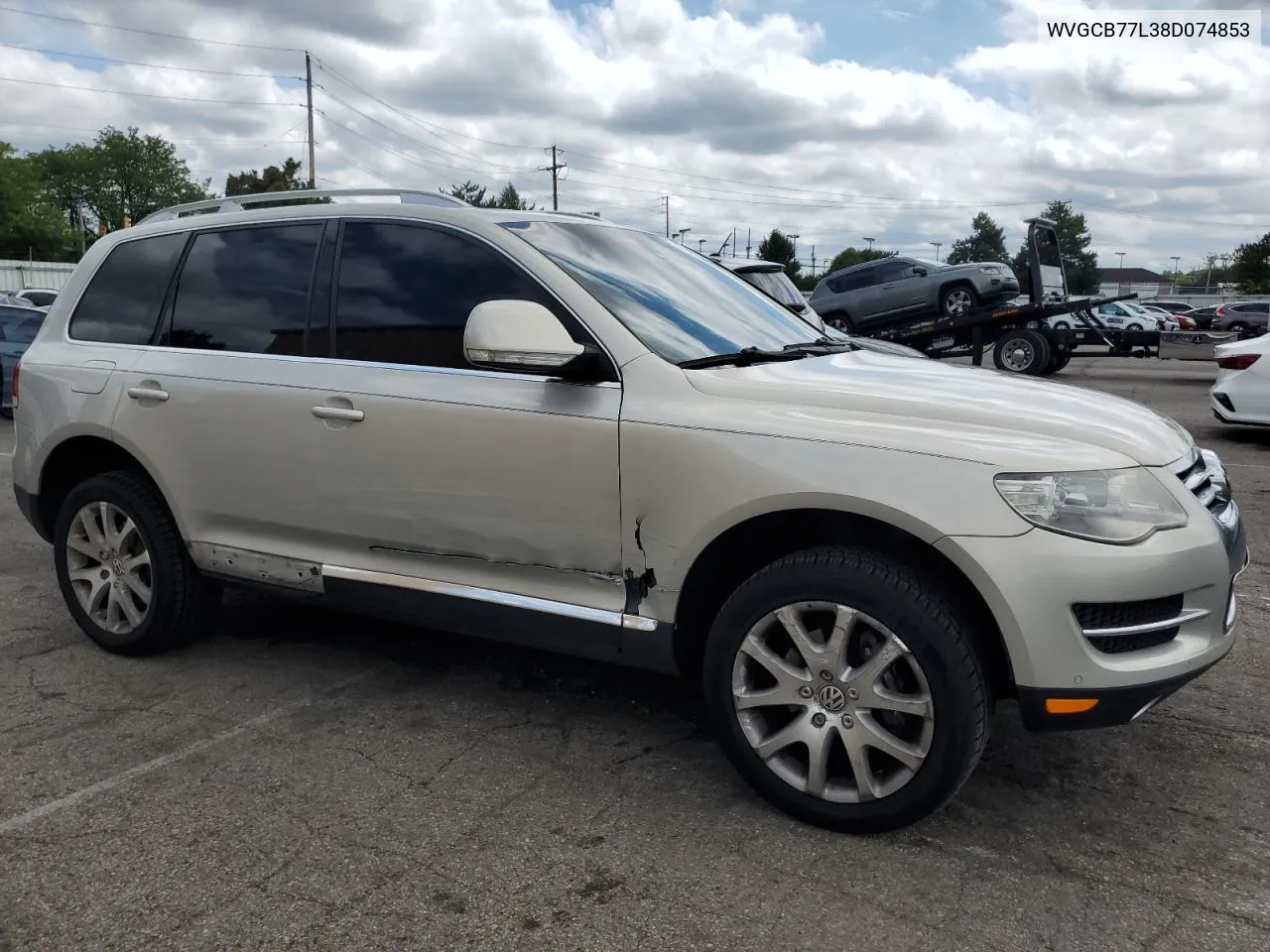 2008 Volkswagen Touareg 2 V8 VIN: WVGCB77L38D074853 Lot: 67246154