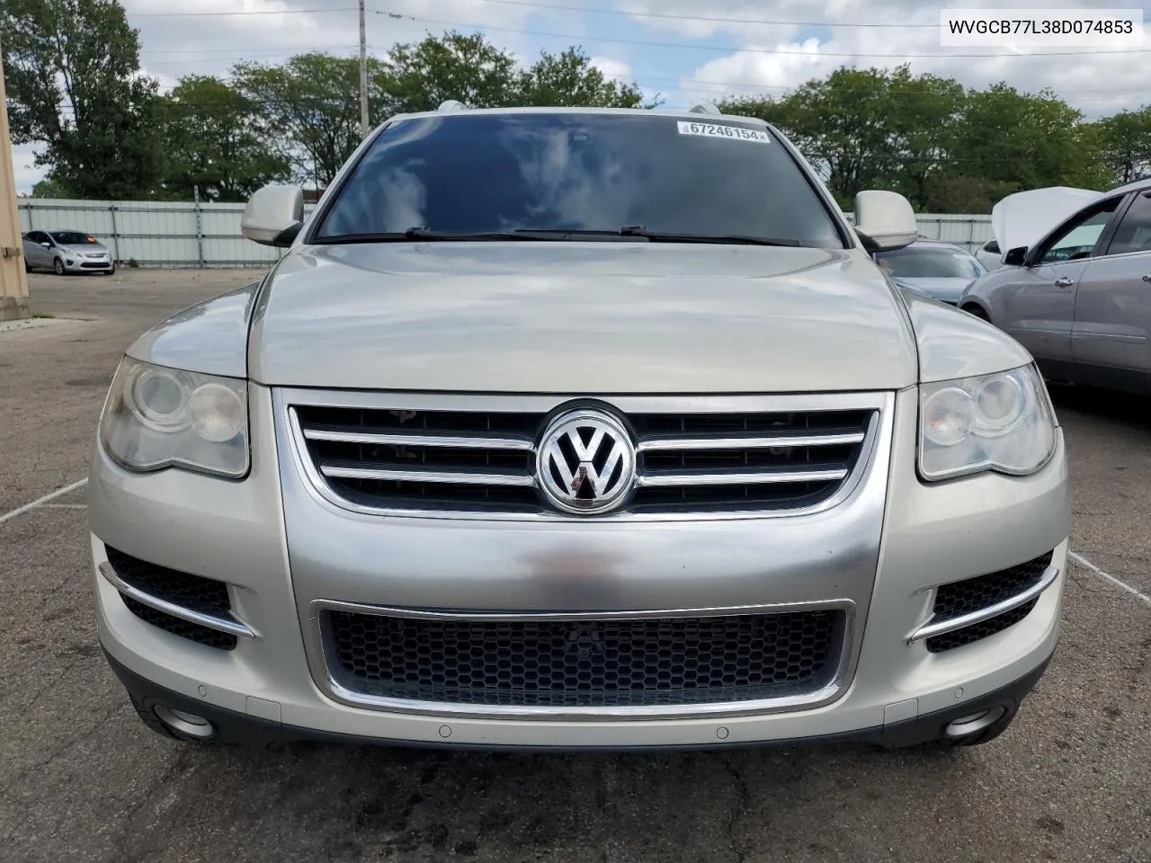 2008 Volkswagen Touareg 2 V8 VIN: WVGCB77L38D074853 Lot: 67246154